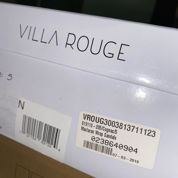 VILLA ROUGE Maclaran Wrap Sandals - Cognac - Picture 4 of 4